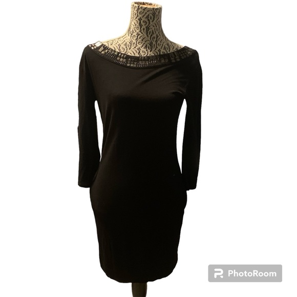 Black Armani Exchange Bodycon Dress - Picture 1 of 12